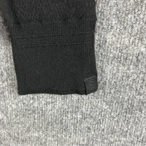 Black Long-Sleeve Henley Shirt - Unbranded - Picture 2 of 2